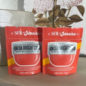 10/$35 Set of 2 Sol de Janeiro Bom Dia Bright Cream Deluxe Samples